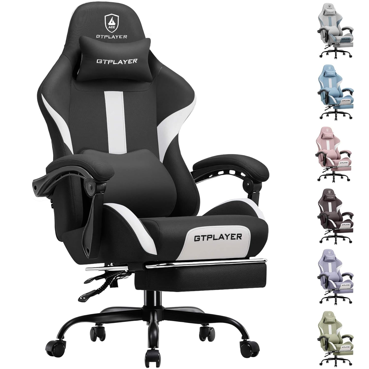 Office Footrest Cushion - Gaming Chair with Foot Rest &