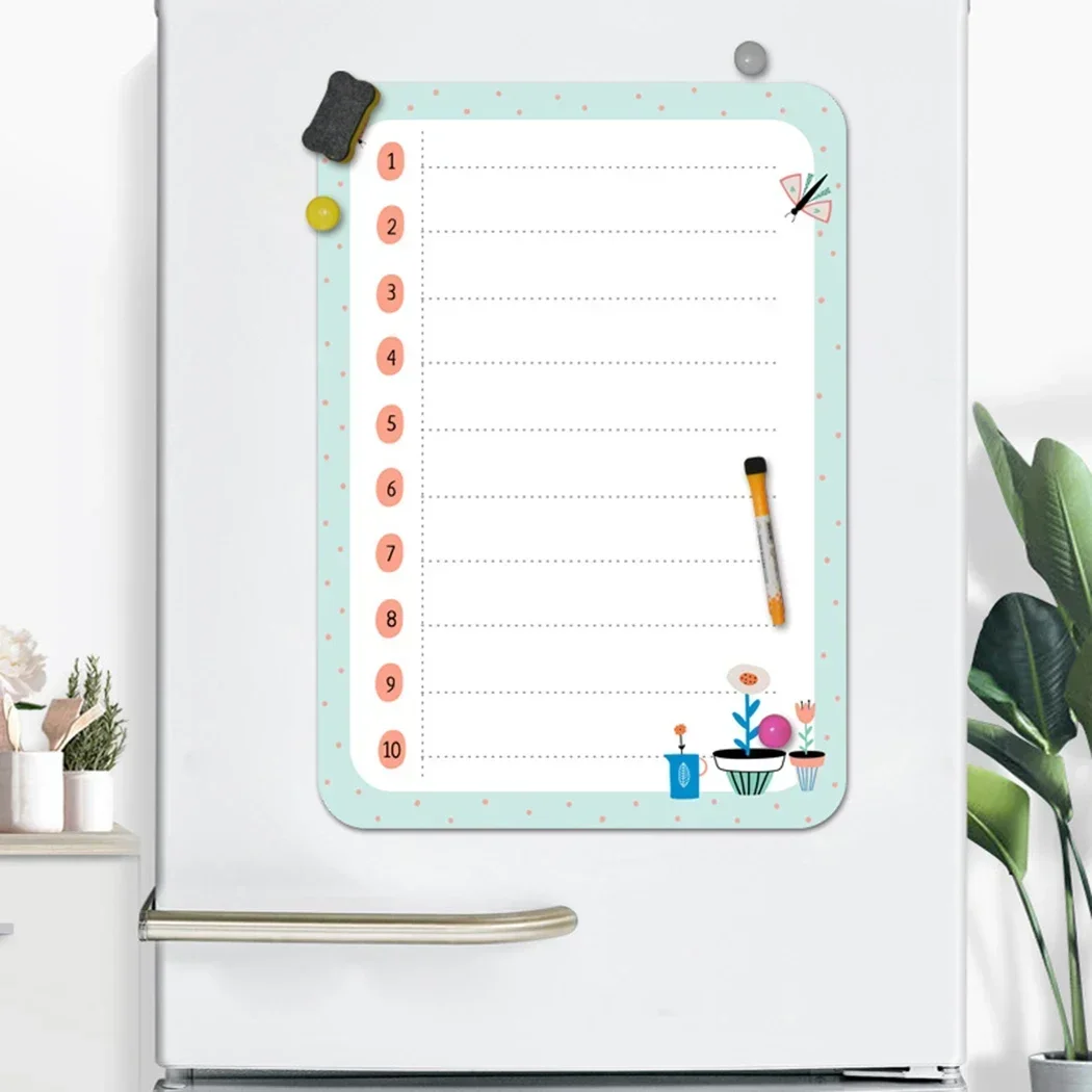 Magnetic Whiteboard Calendar - Magnetic Dry Erase Board Fridge Markers