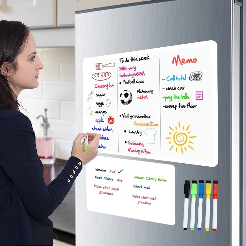 1Pc Flexible Magnetic Whiteboa - Magnetic Whiteboard Calendar reseña y precio