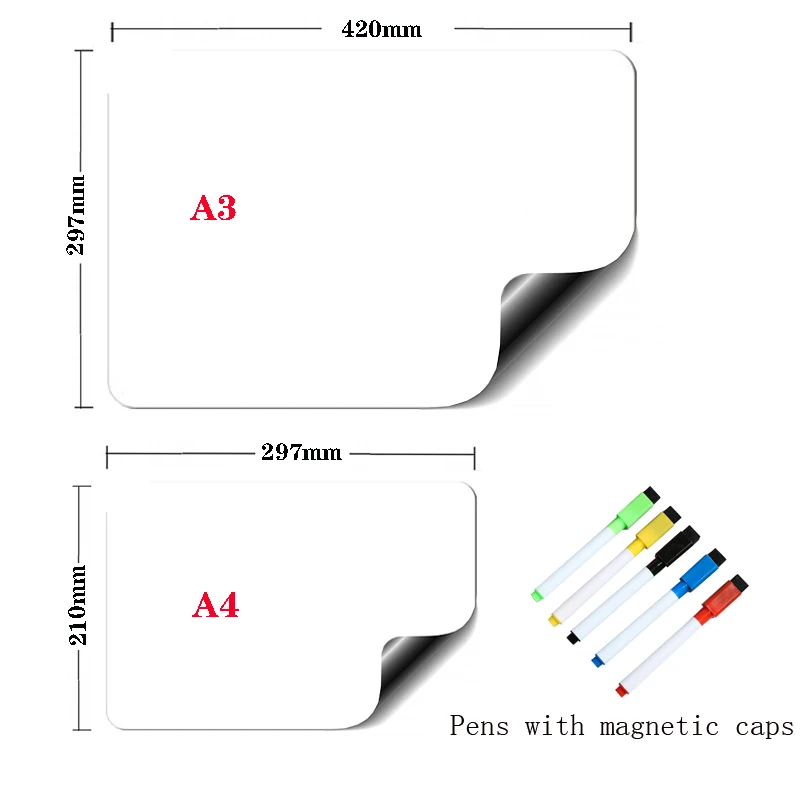 1Pc Flexible Magnetic Whiteboa - Magnetic Whiteboard Calendar reseña y precio