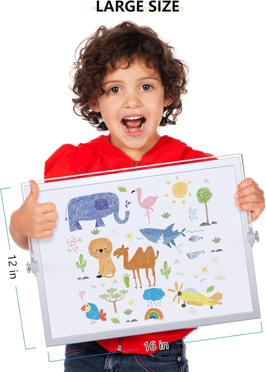 16x12in Magnetic Double-Sided  - Magnetic Whiteboard Calendar reseña y precio
