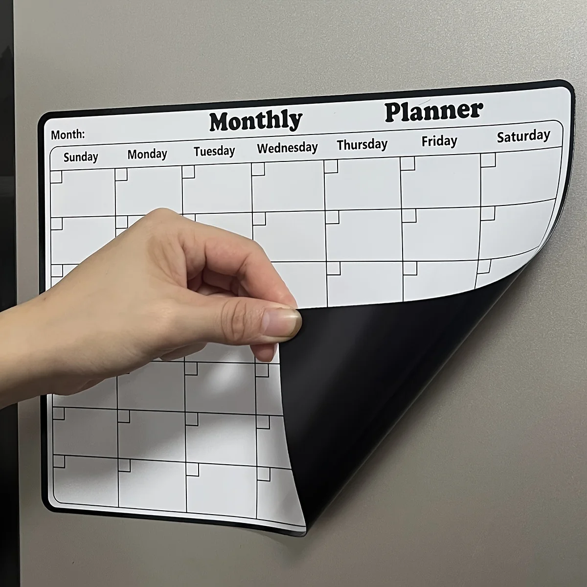 1pc Magnetic Refrigerator Dry  - Magnetic Whiteboard Calendar reseña y precio