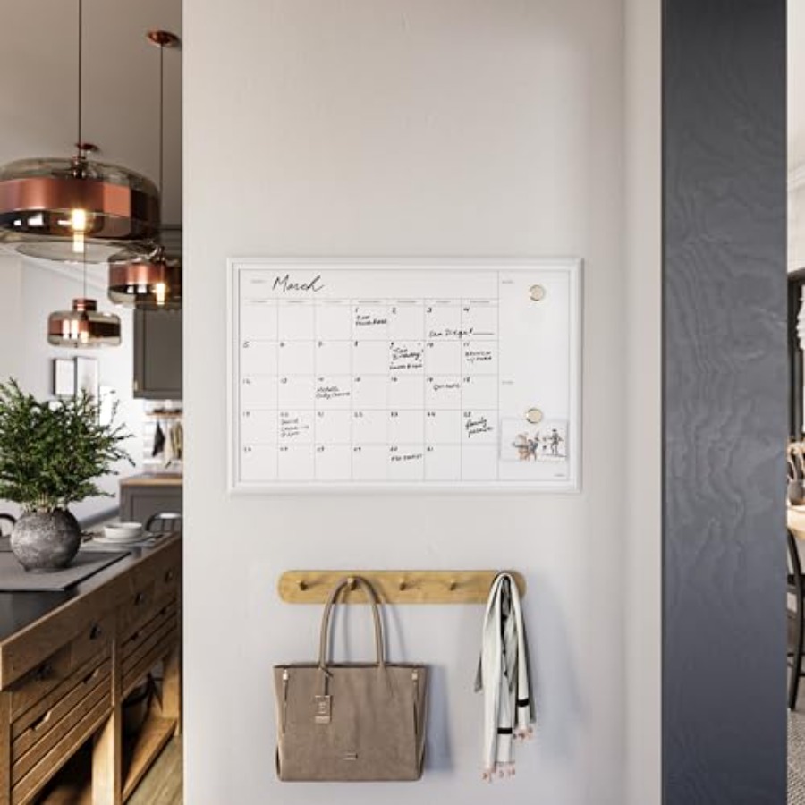 Bundle of Magnetic Dry Erase C - Magnetic Whiteboard Calendar reseña y precio