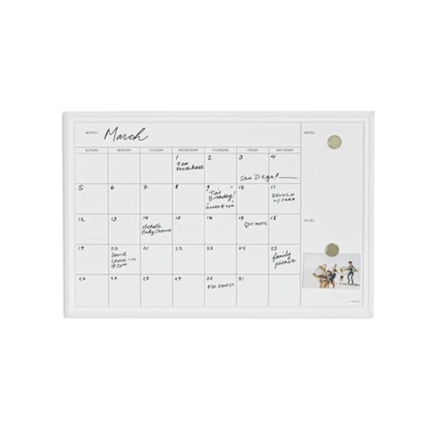 Bundle of Magnetic Dry Erase C - Magnetic Whiteboard Calendar reseña y precio