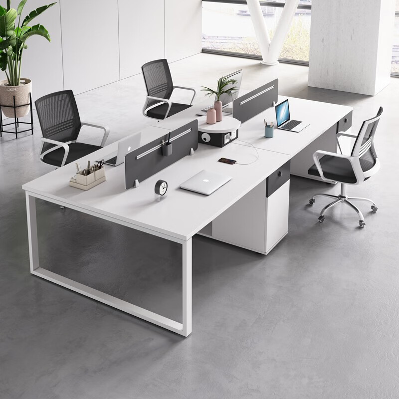 Four-person workplace staff de - Office Furniture Manufacturers reseña y precio