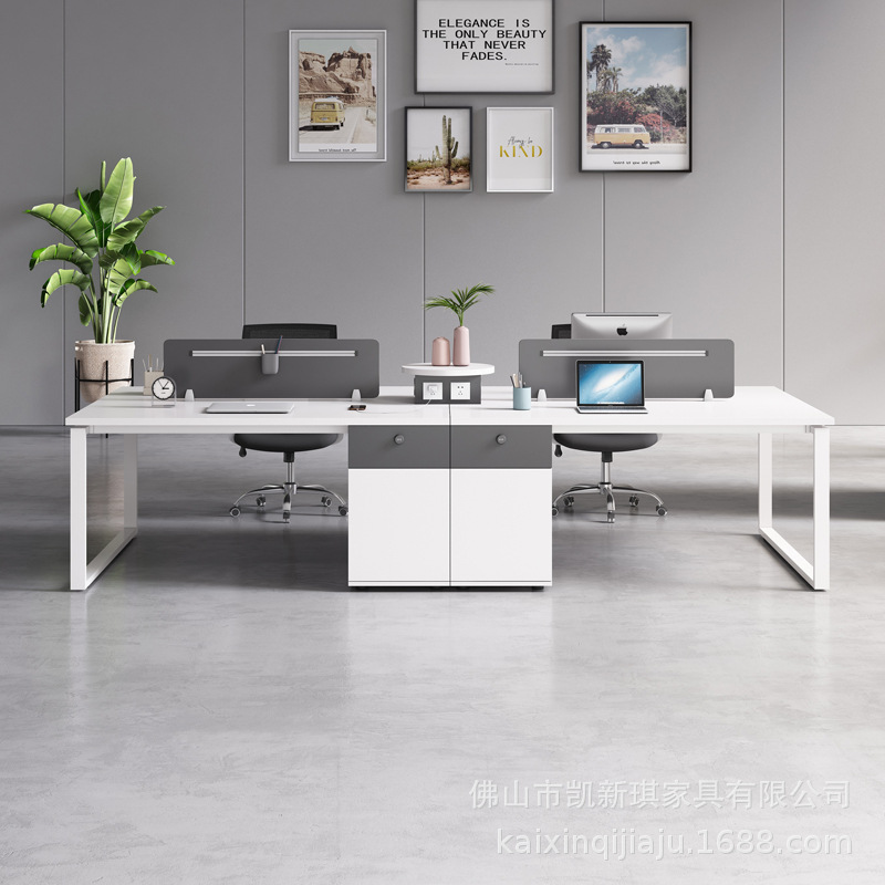 Four-person workplace staff de - Office Furniture Manufacturers reseña y precio