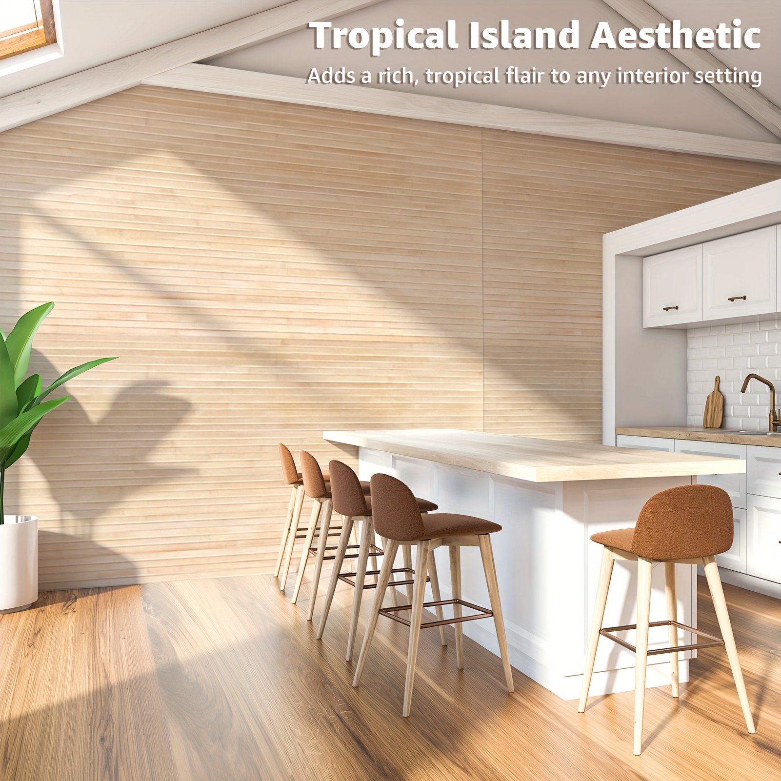 Natural Bamboo Wall Panel for  - Office Furniture Cabinets reseña y precio