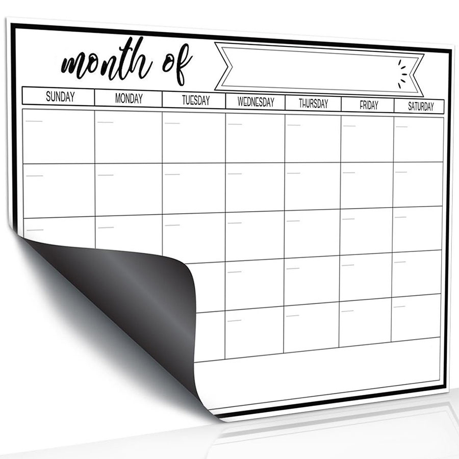 Fridge Magnetic Whiteboard Sti - Magnetic Whiteboard Calendar reseña y precio
