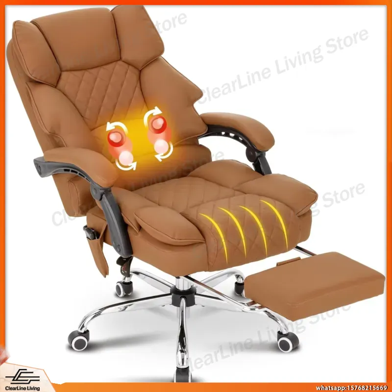 Heated Massage Office Chair wi - Office Footrest Cushion reseña y precio