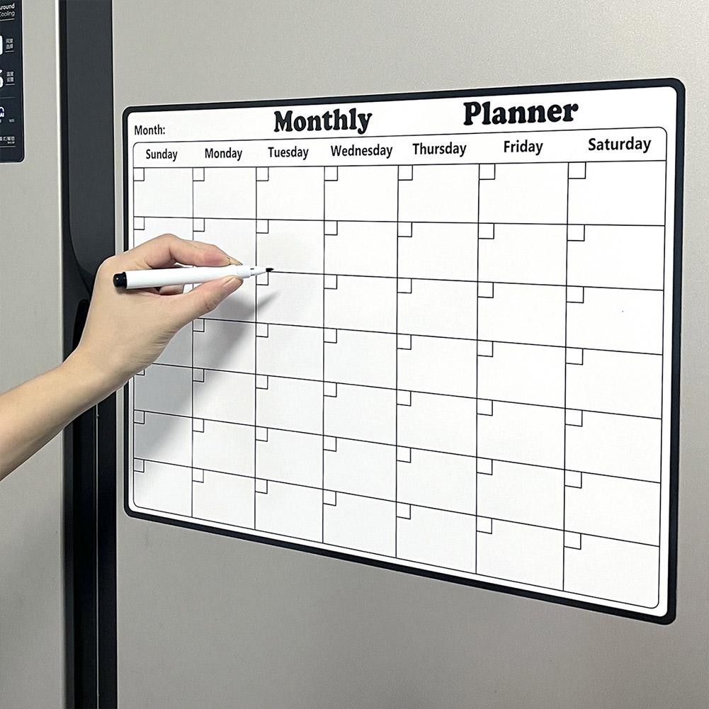 Stylish Magnetic Dry Erase Cal - Magnetic Whiteboard Calendar reseña y precio