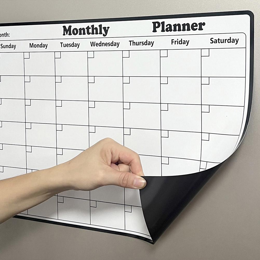 Stylish Magnetic Dry Erase Cal - Magnetic Whiteboard Calendar reseña y precio