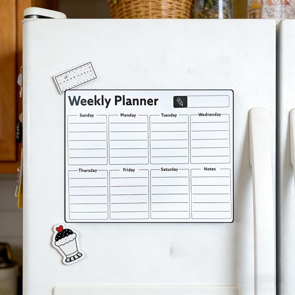 Reusable Monthly Calendar & We - Magnetic Whiteboard Calendar reseña y precio