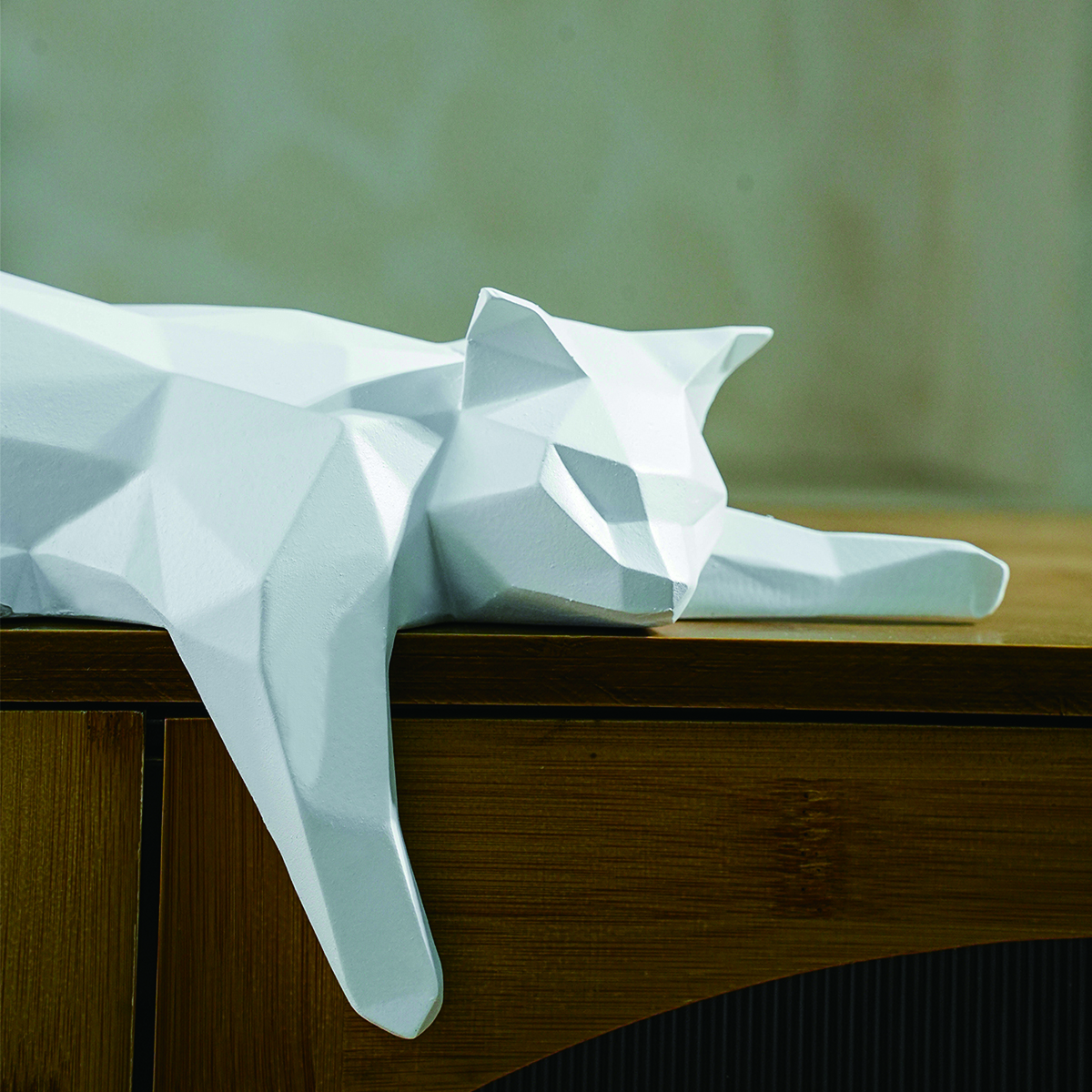 White Black Cat Statue - Geome - Cubicle Shelf Organizer reseña y precio