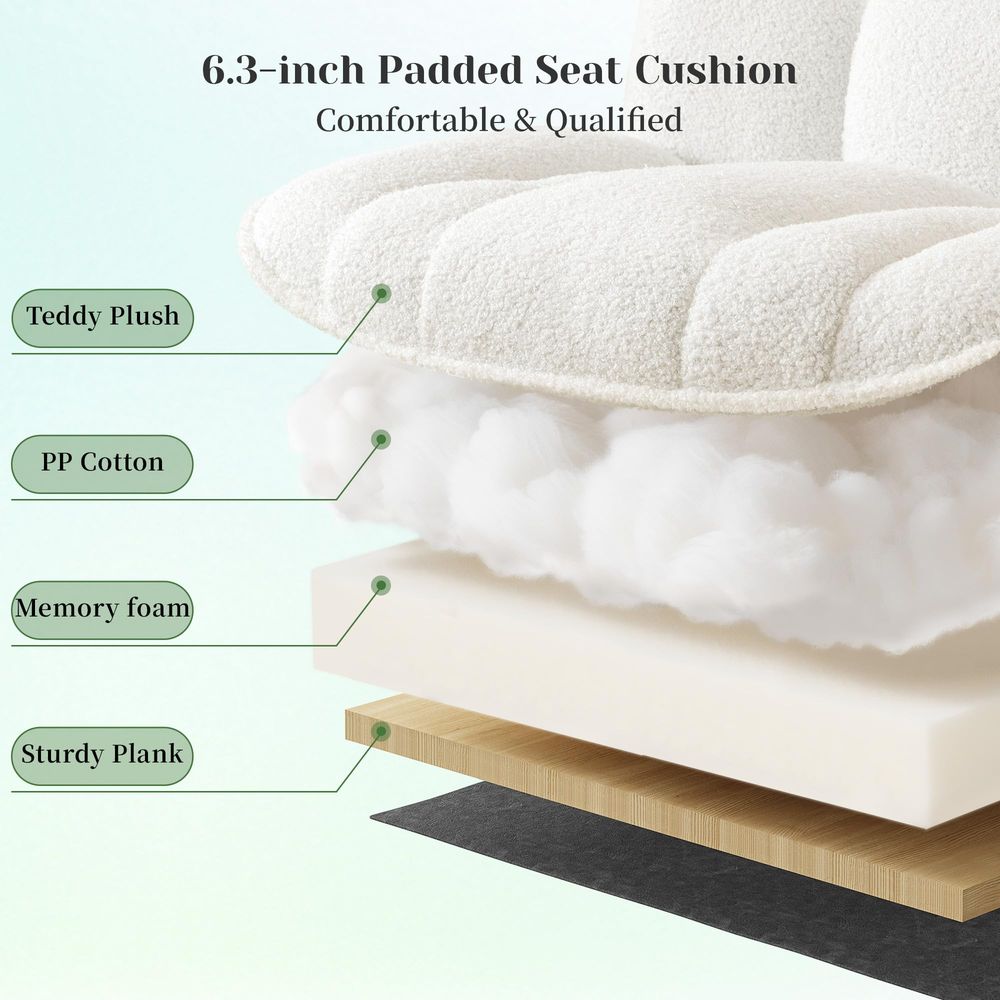 Cross Legged Office Chair with - Office Footrest Cushion reseña y precio