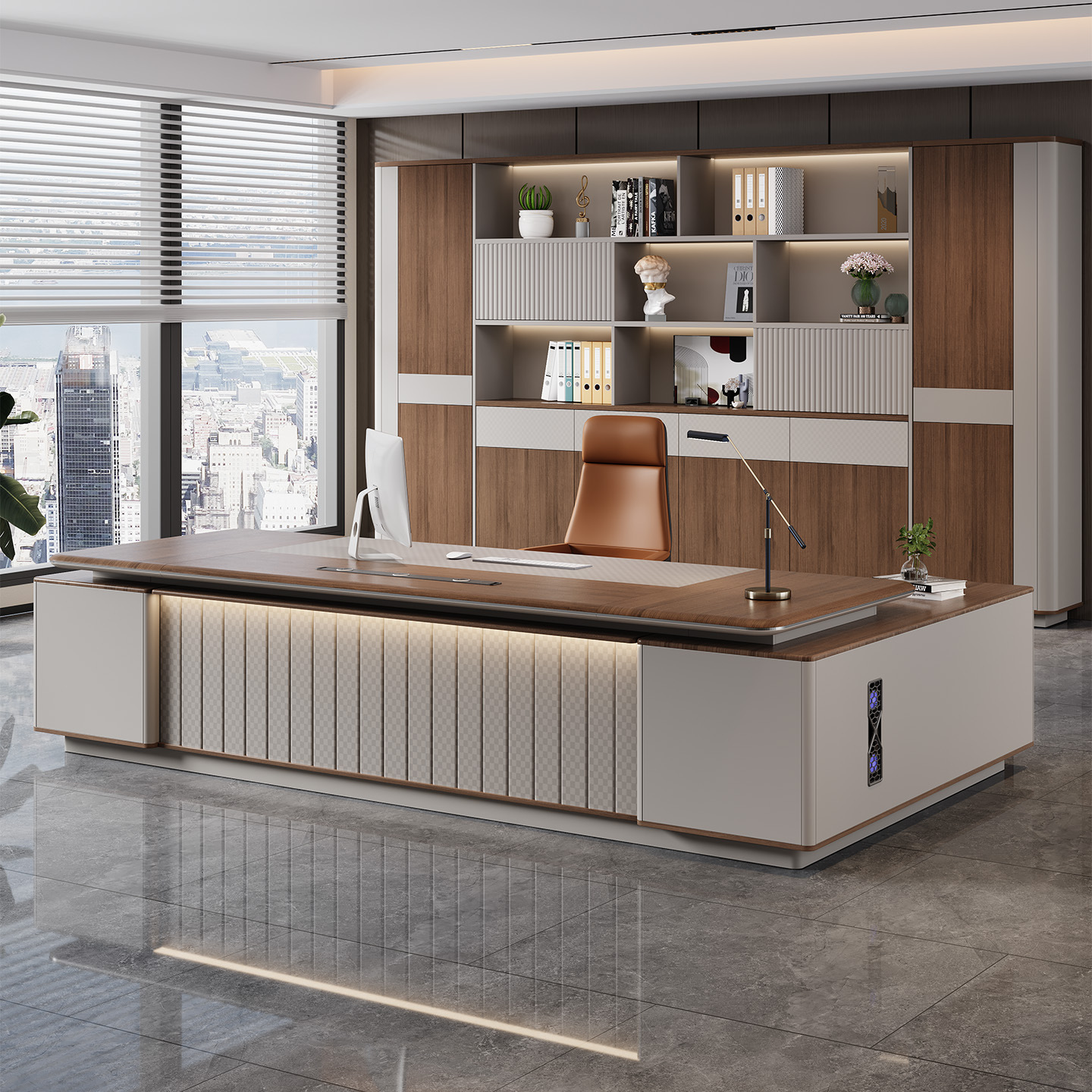 High-end boss table light luxu - Office Furniture High End reseña y precio
