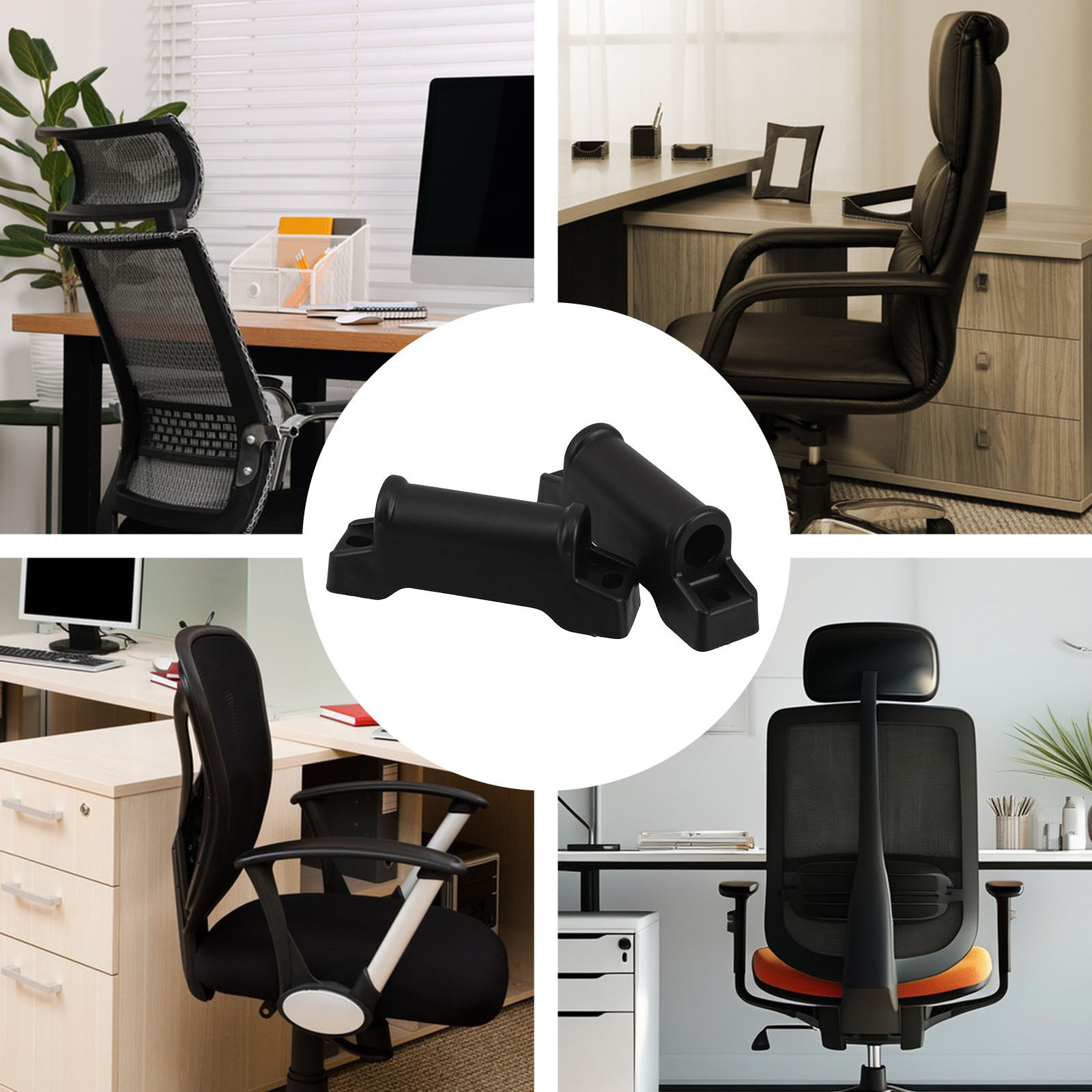 2Pcs Heavy Duty Footrest Slide - Office Footrest Cushion reseña y precio