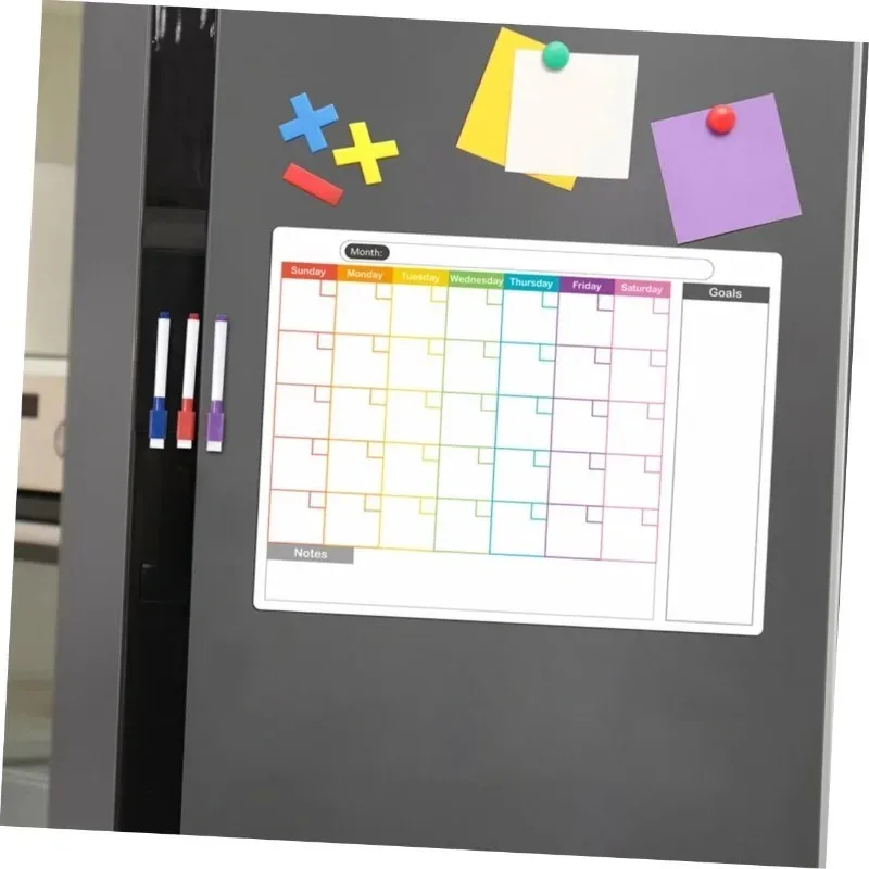 Fridge Magnetic Calendar Board - Magnetic Whiteboard Calendar reseña y precio