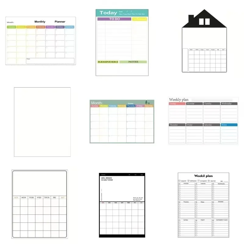 Fridge Magnetic Calendar Board - Magnetic Whiteboard Calendar reseña y precio