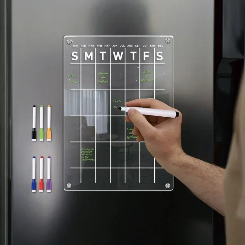 Fridge Magnet Sticker Clear Ac - Magnetic Whiteboard Calendar reseña y precio