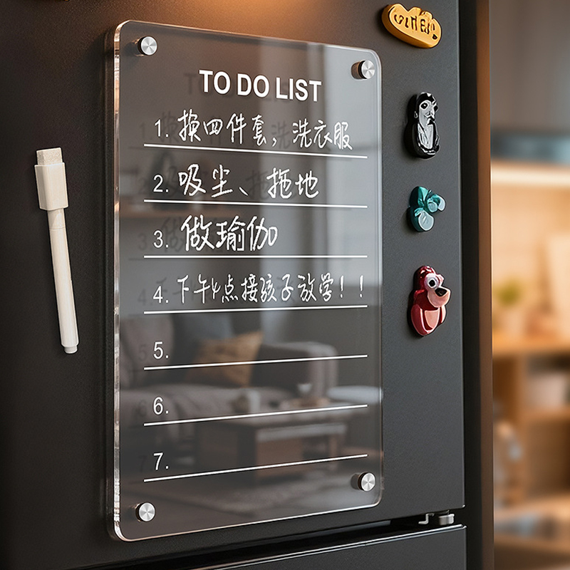Fashion Acrylic Refrigerator M - Magnetic Whiteboard Calendar reseña y precio