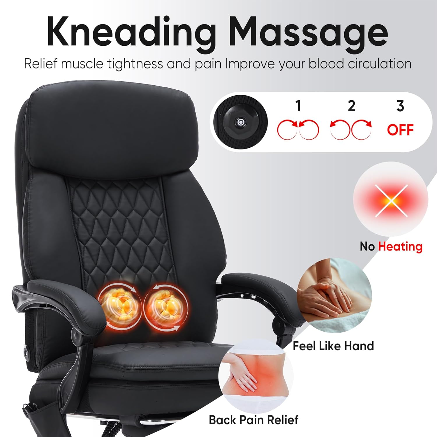 16-Node Kneading Shiatsu Massa - Office Footrest Cushion reseña y precio