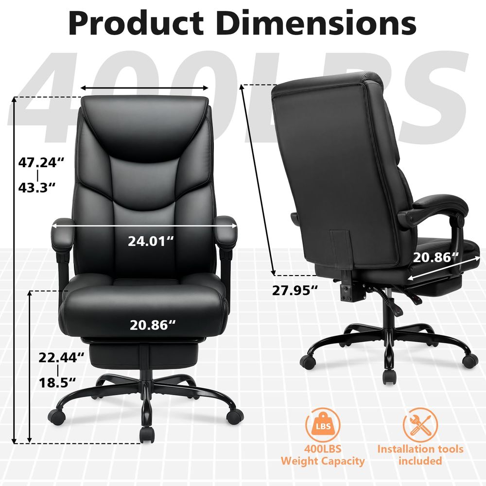 Office Chair with Foot Rest, R - Office Footrest Cushion reseña y precio