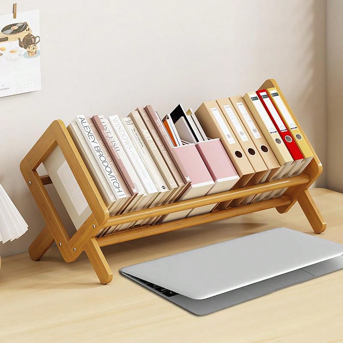 Desktop Bookshelf Home Living  - Cubicle Shelf Organizer reseña y precio