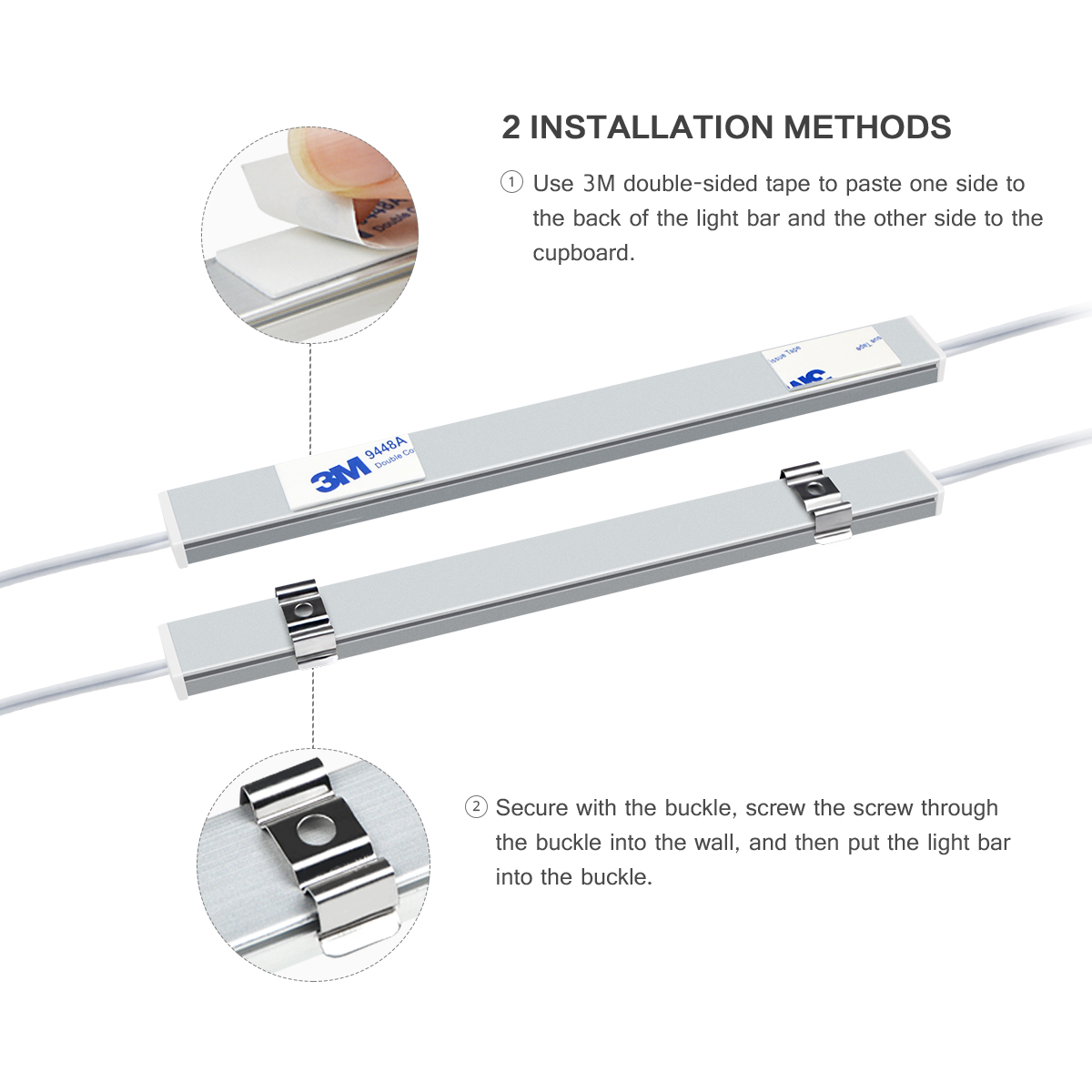 USB Kitchen LED Lights Under C - Cubicle Shelf Organizer reseña y precio