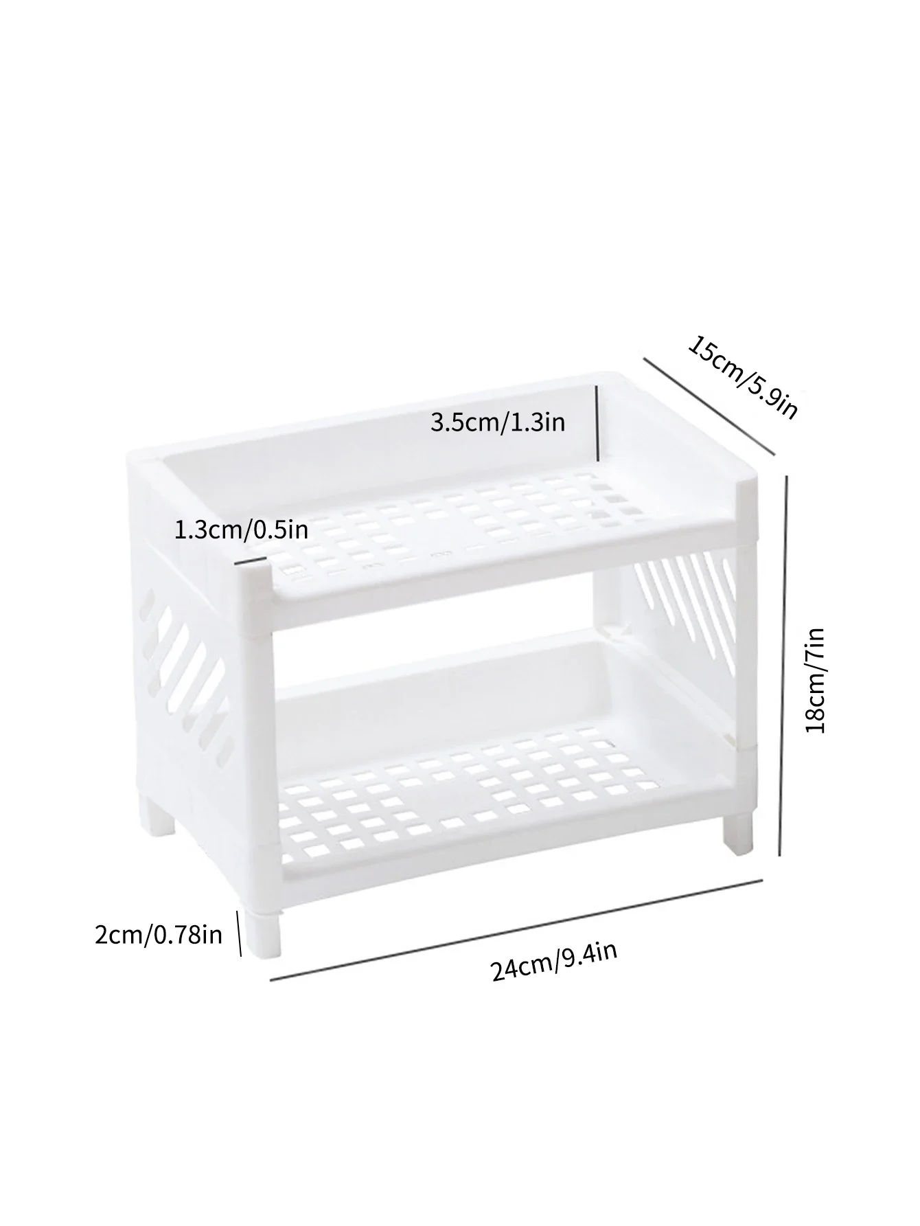 PP Desktop Double Layer Storag - Cubicle Shelf Organizer reseña y precio