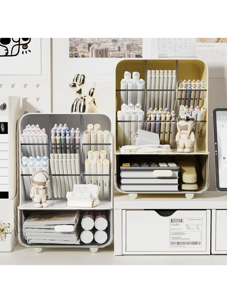 Tilt Pencil Holder for Student - Cubicle Shelf Organizer reseña y precio