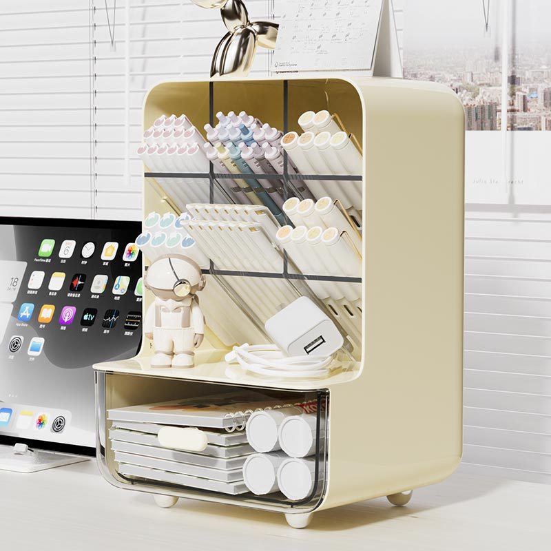 Tilt Pencil Holder for Student - Cubicle Shelf Organizer reseña y precio