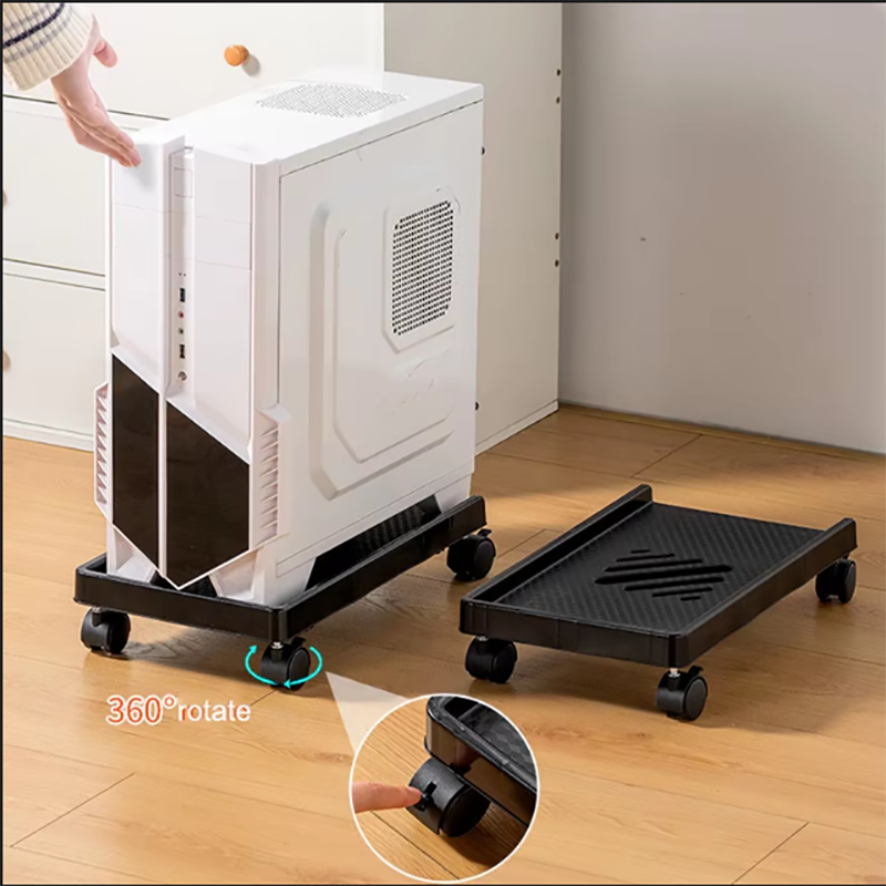 Adjustable Mobile CPU Holder C - Cubicle Shelf Organizer reseña y precio