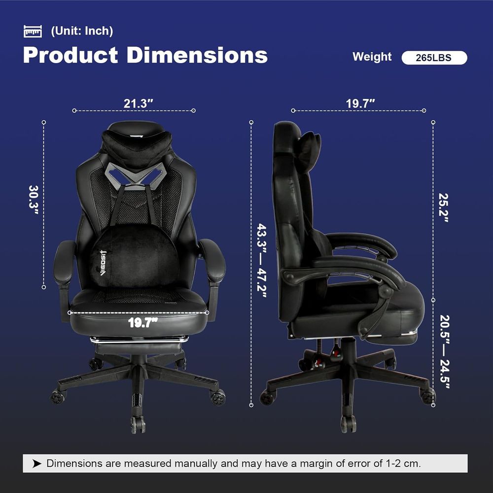 Ergonomic Reclining Office Cha - Office Footrest Cushion reseña y precio