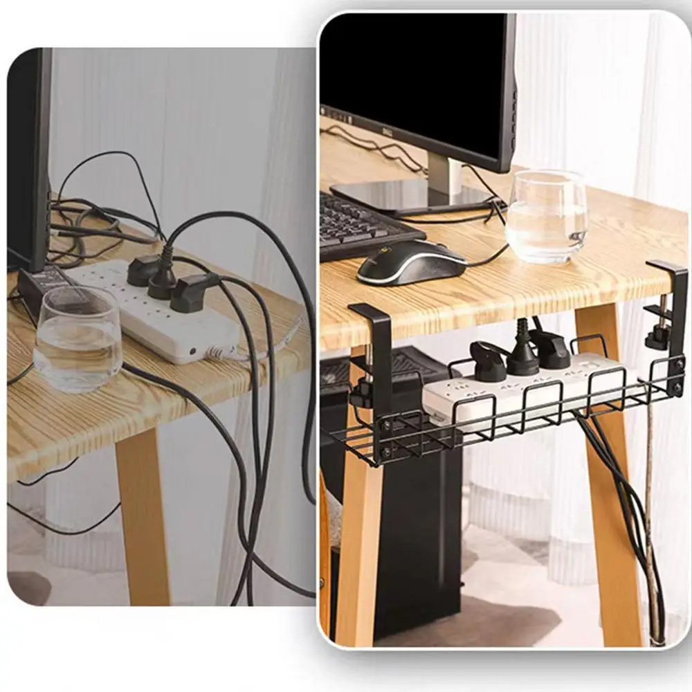 Cable Management Box Under Des - Cubicle Shelf Organizer reseña y precio